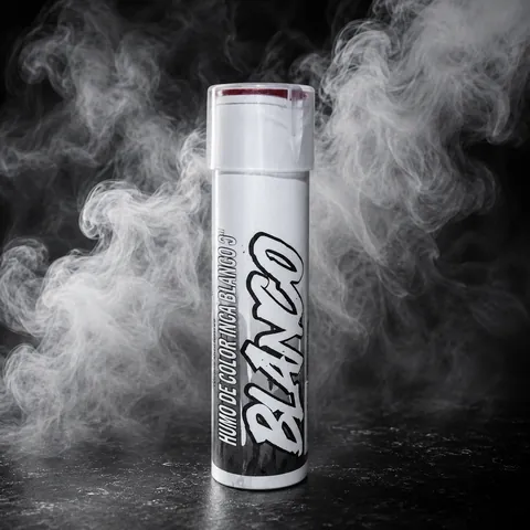 Humo de colores blanco