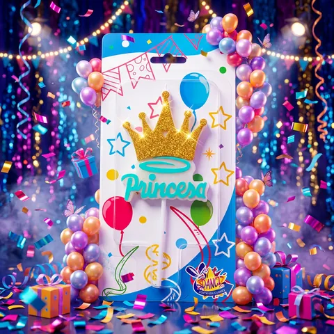 Vela Princesa turquesa
